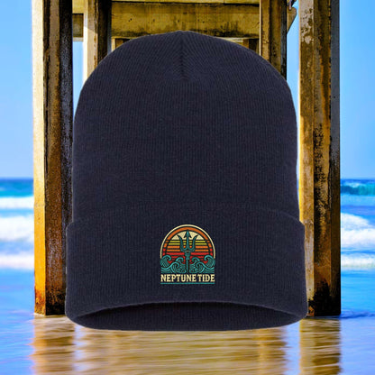 Trident Sunset Cuffed Beanie