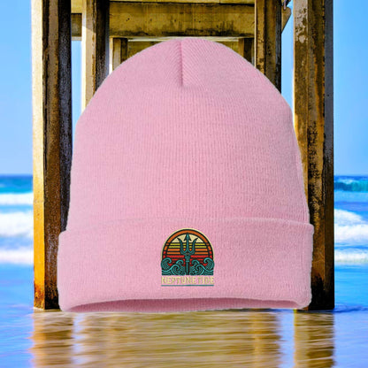 Trident Sunset Cuffed Beanie