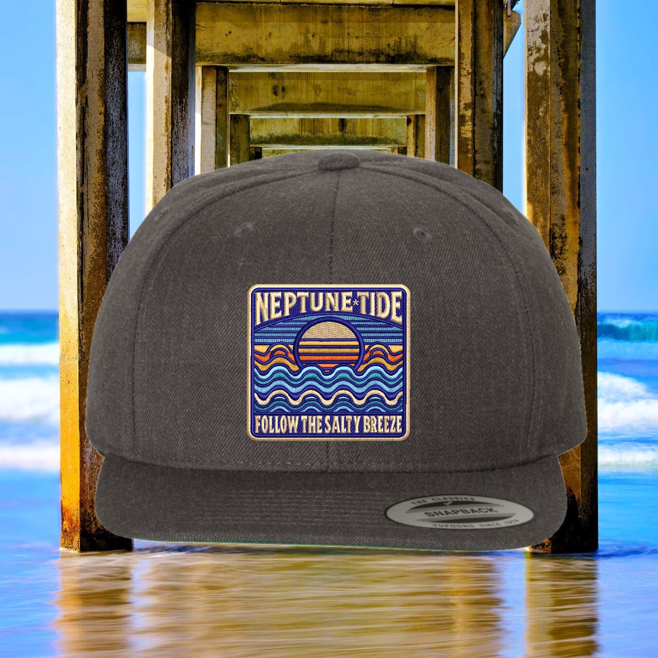 Sunlit Surf Flat Brim - Snapback