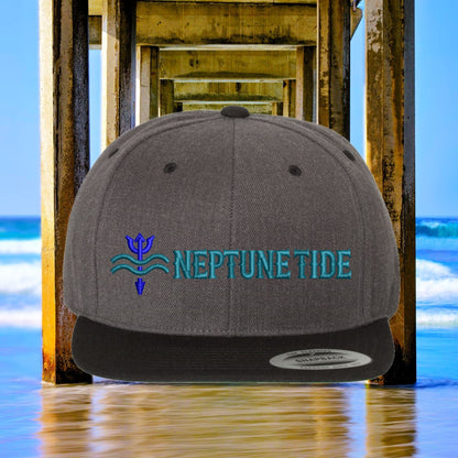 Ocean Depths Trident Flat Brim - Snapback