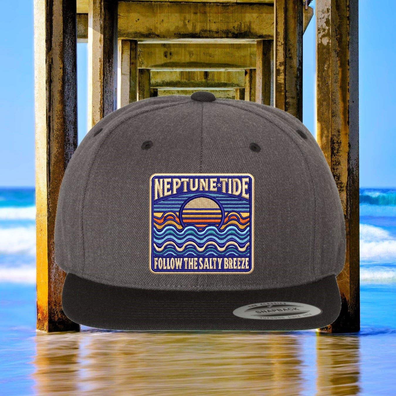 Sunlit Surf Flat Brim - Snapback