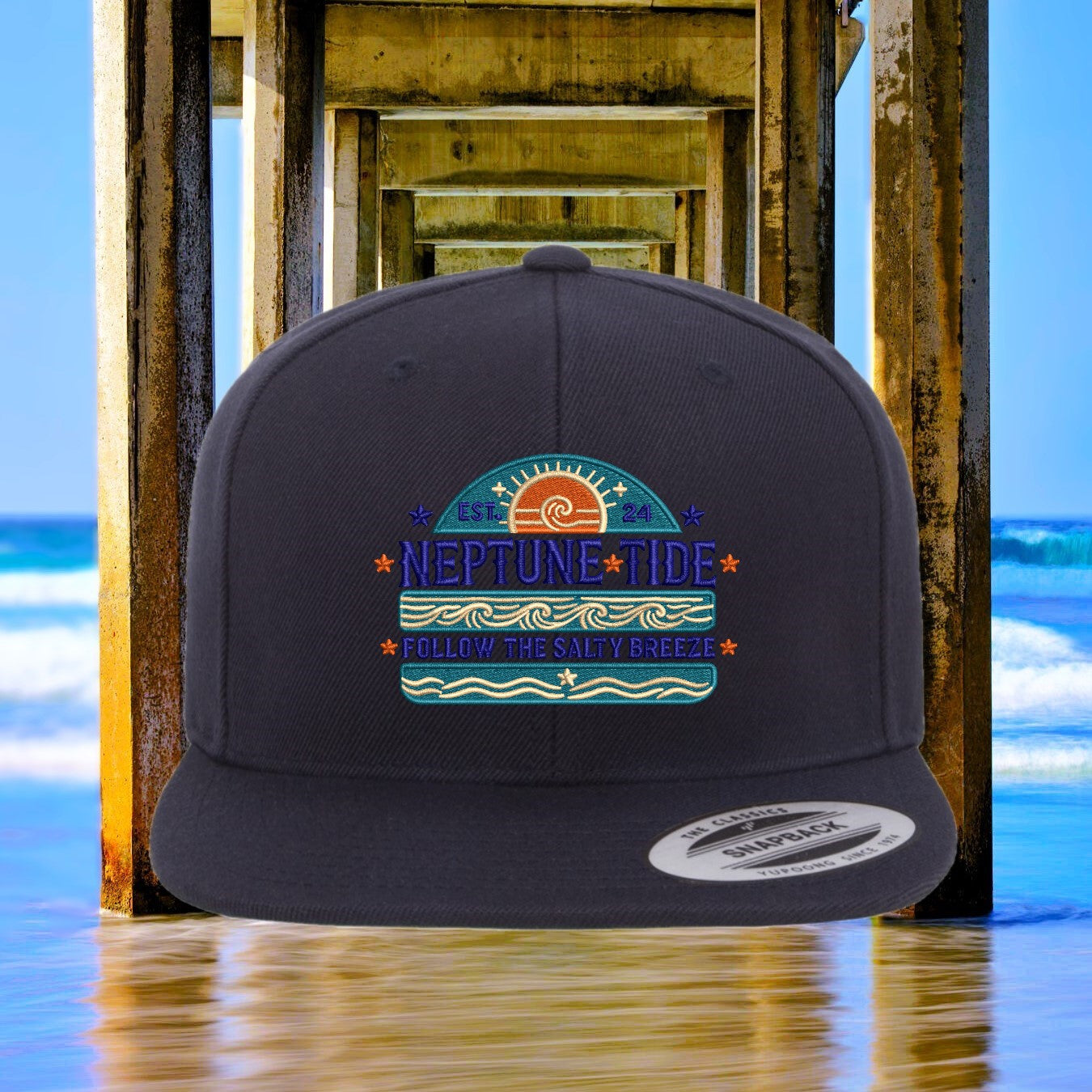 Salty Swell Flat Brim - Snapback