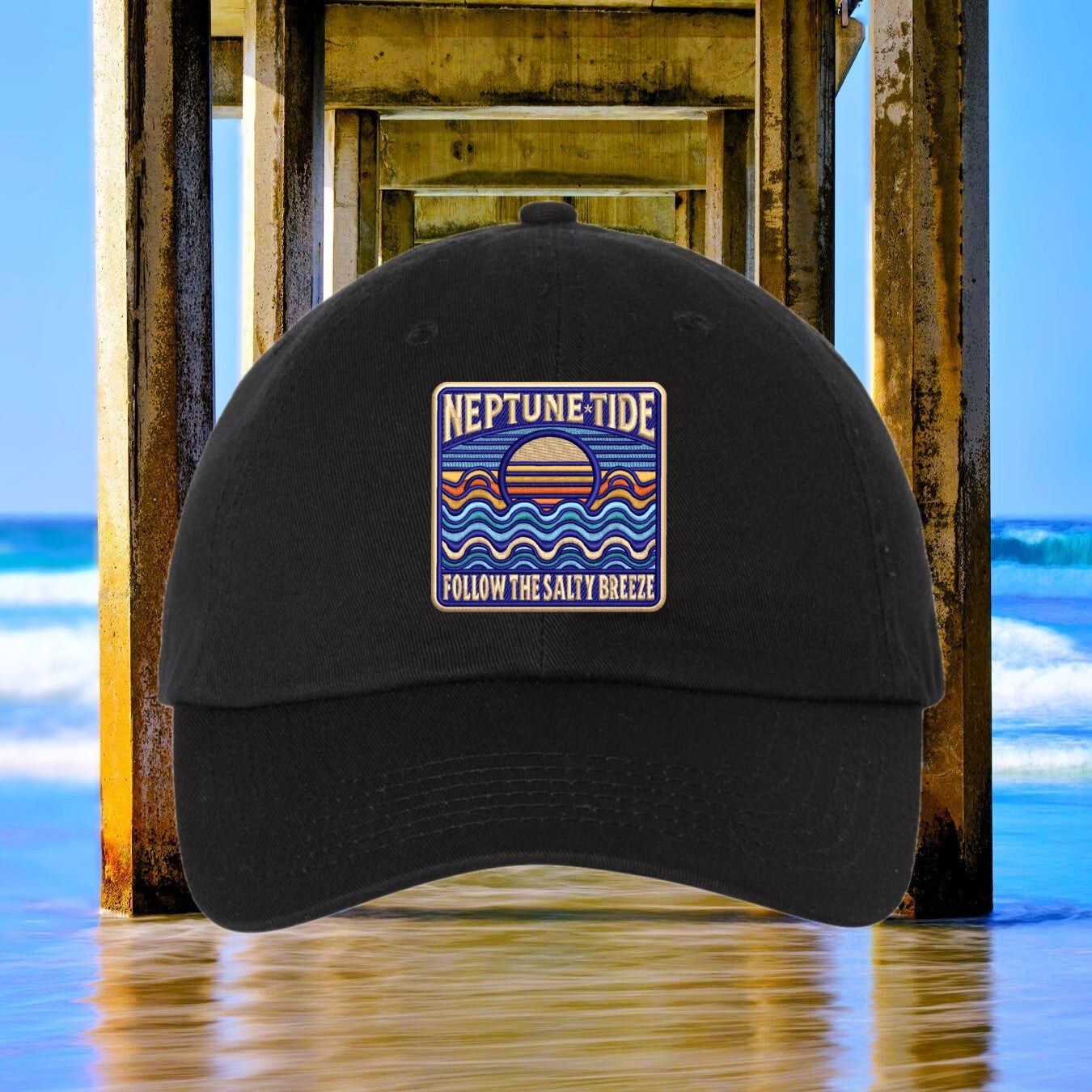 Sunlit Surf Dad Hat - Strapback