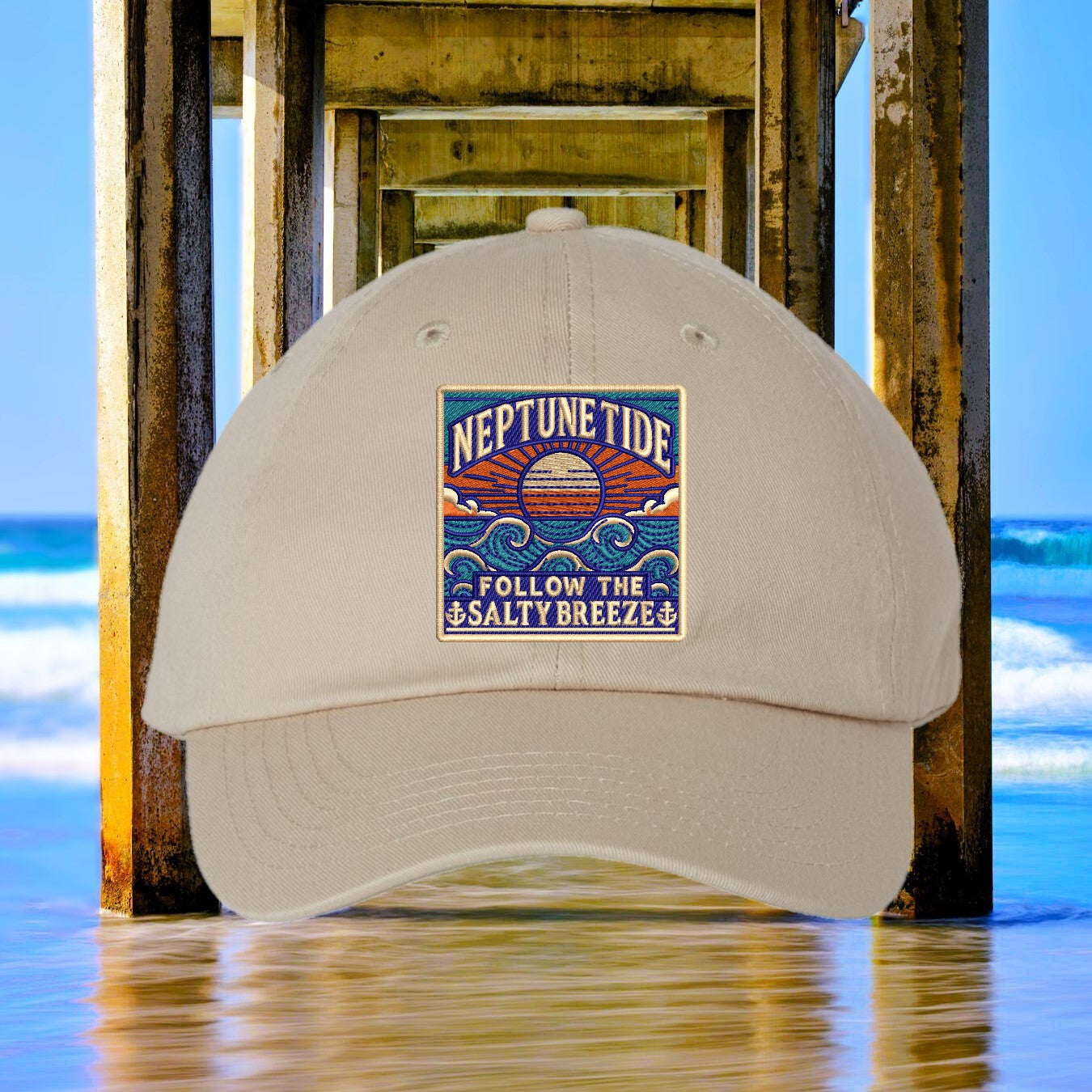 Sunset Breeze Dad Hat - Strapback