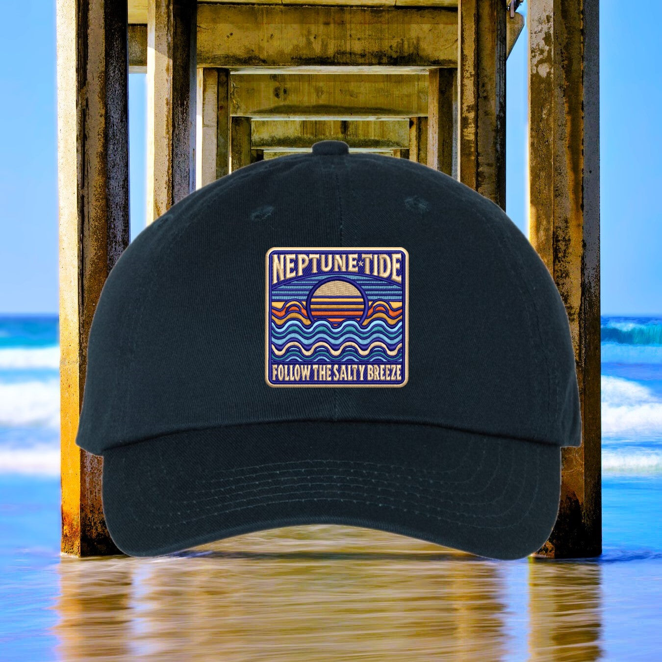Sunlit Surf Dad Hat - Strapback