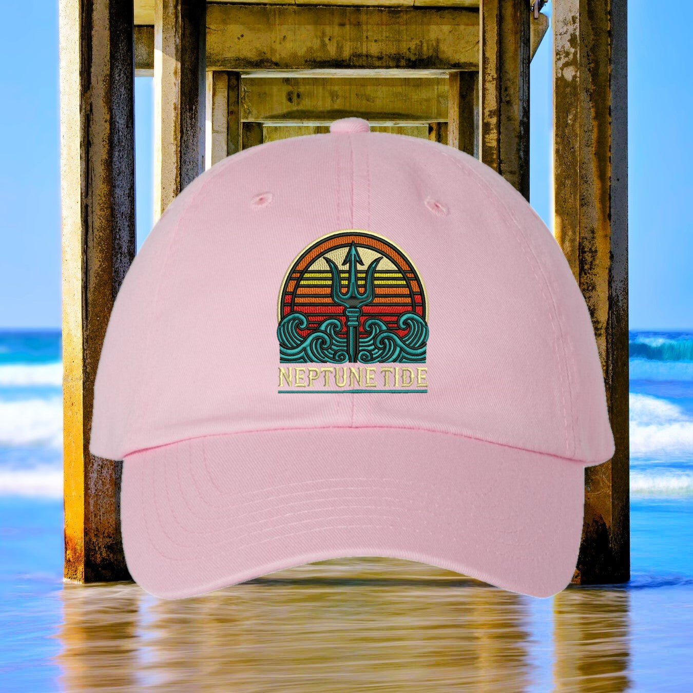 Trident Sunset Dad Hat - Strapback