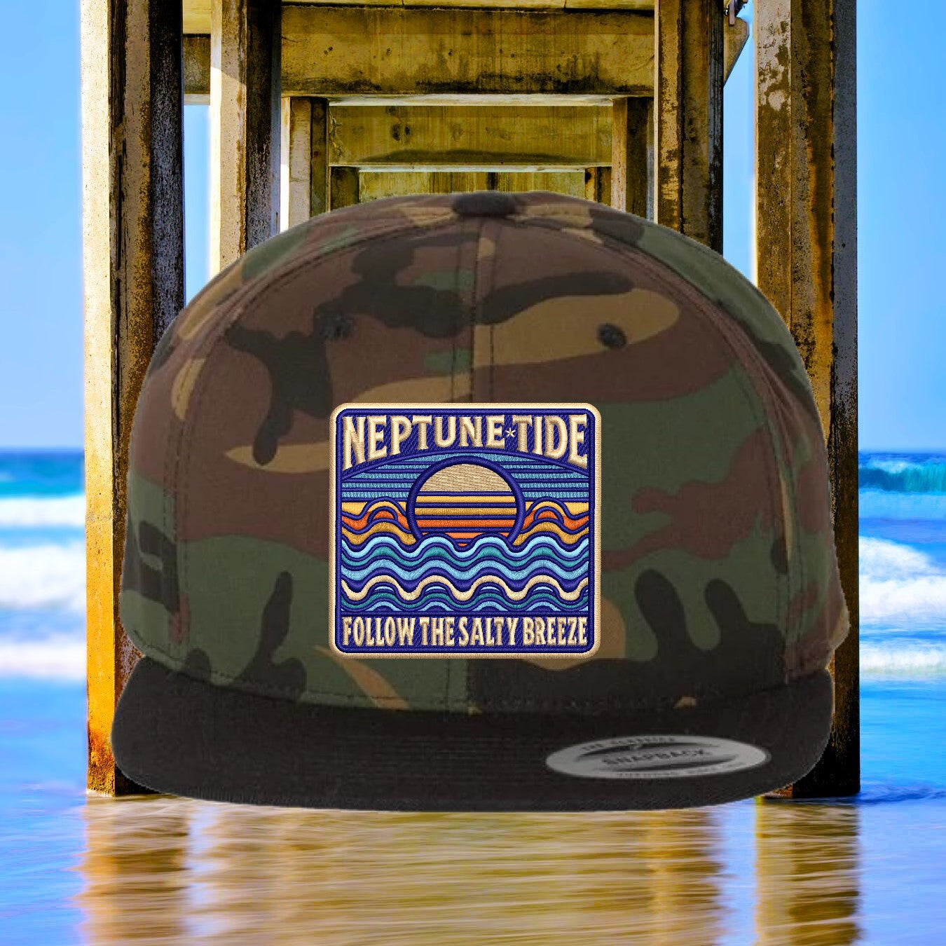 Sunlit Surf Flat Brim - Snapback