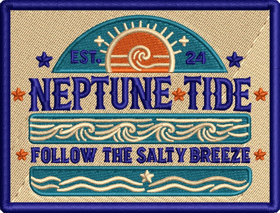 Follow the Salty Breeze stitch pattern artwork
