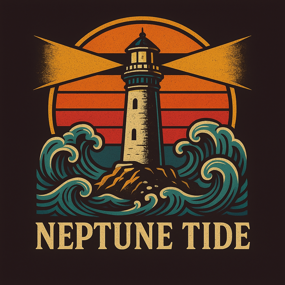 Beacon lighthouse Neptune Tide design