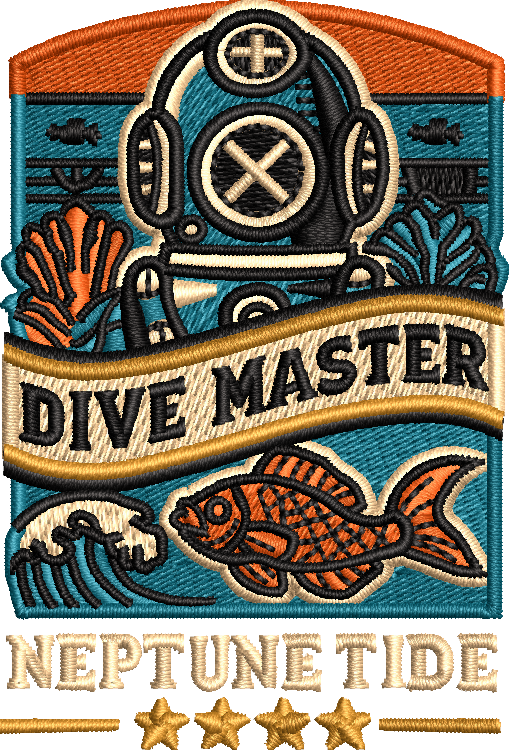 Dive Master stitch pattern artwork